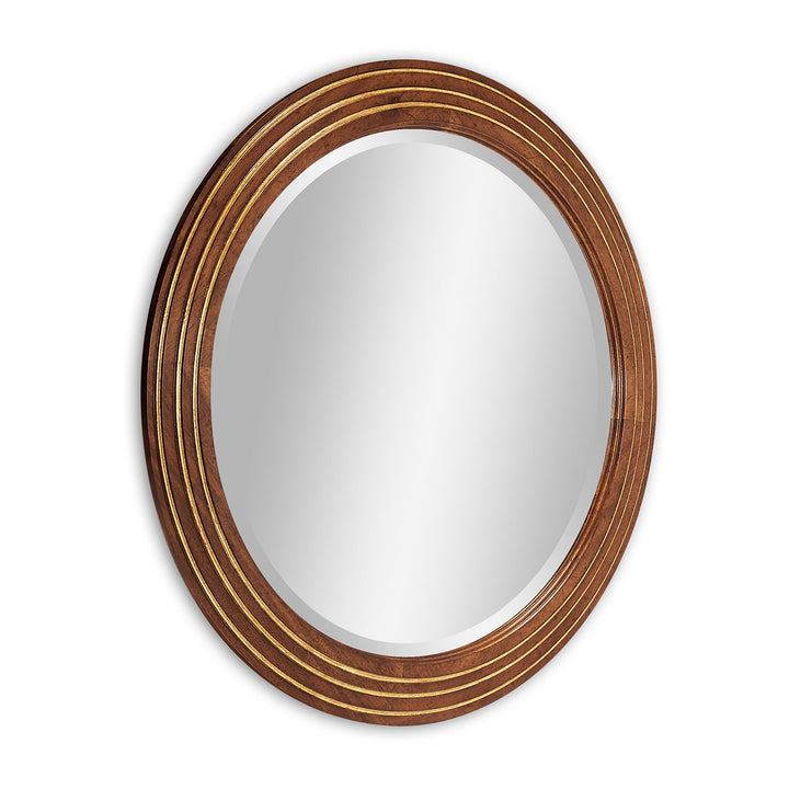 Circular stepped surround mirror (Small plain glass) - Jonathan Charles