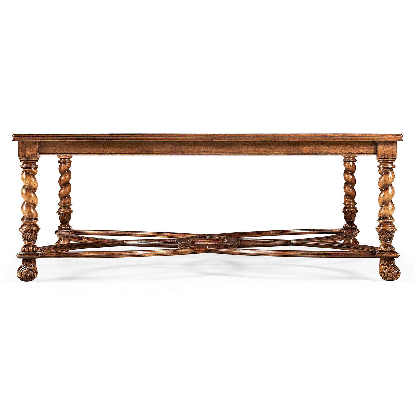 Square Oyster and Églomisé Coffee Table - Jonathan Charles