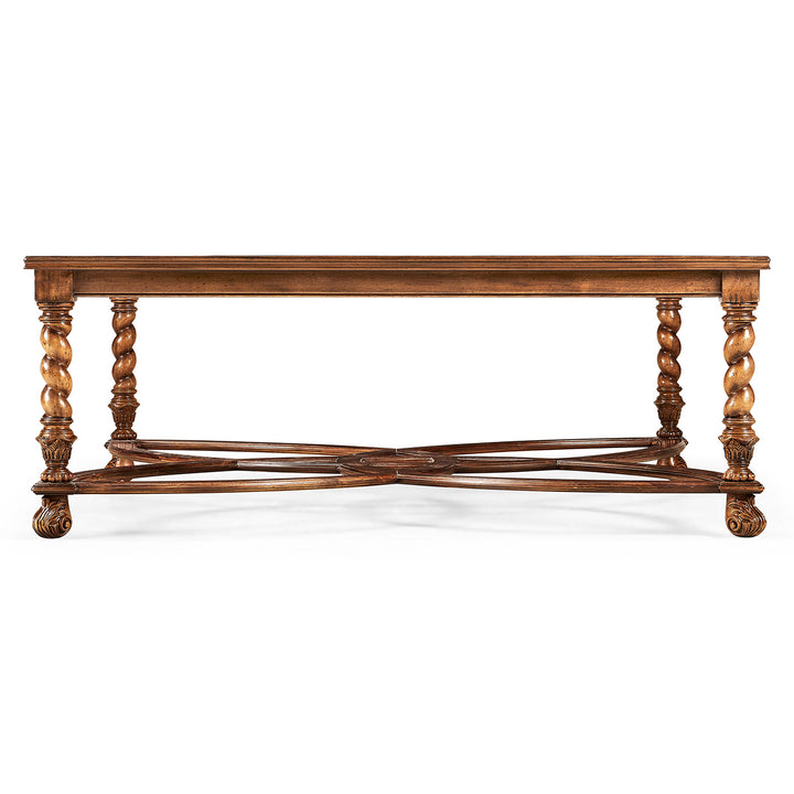 Square Oyster and Églomisé Coffee Table - Jonathan Charles