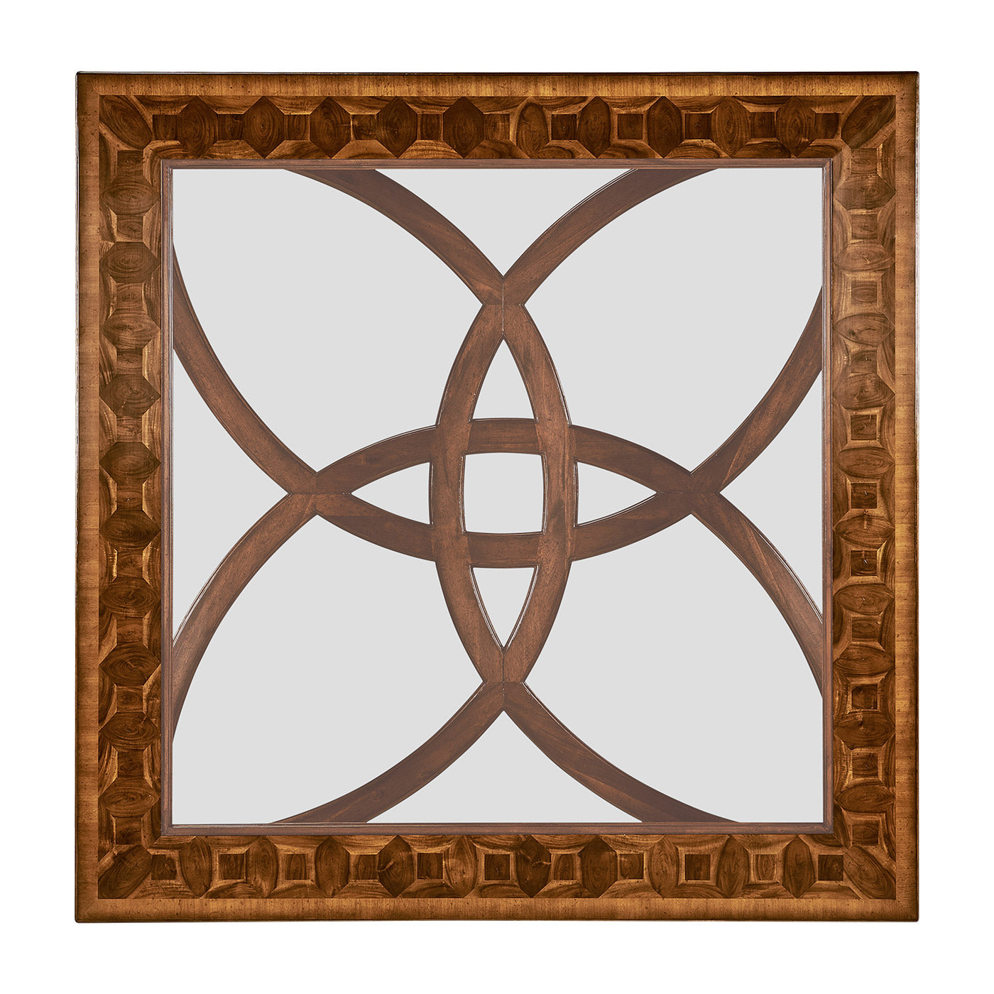Square Oyster and Églomisé Coffee Table - Jonathan Charles