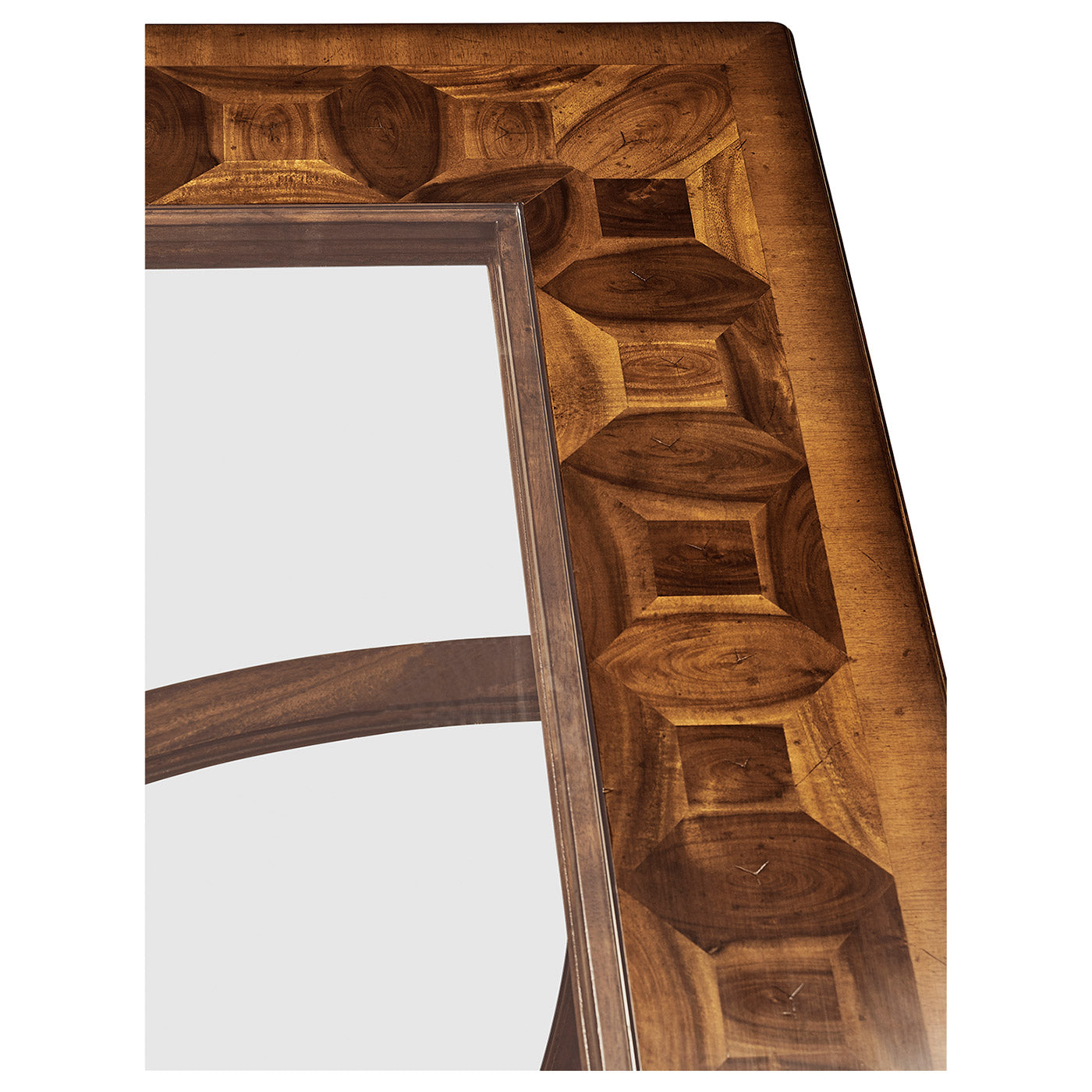 Square Oyster and Églomisé Coffee Table - Jonathan Charles