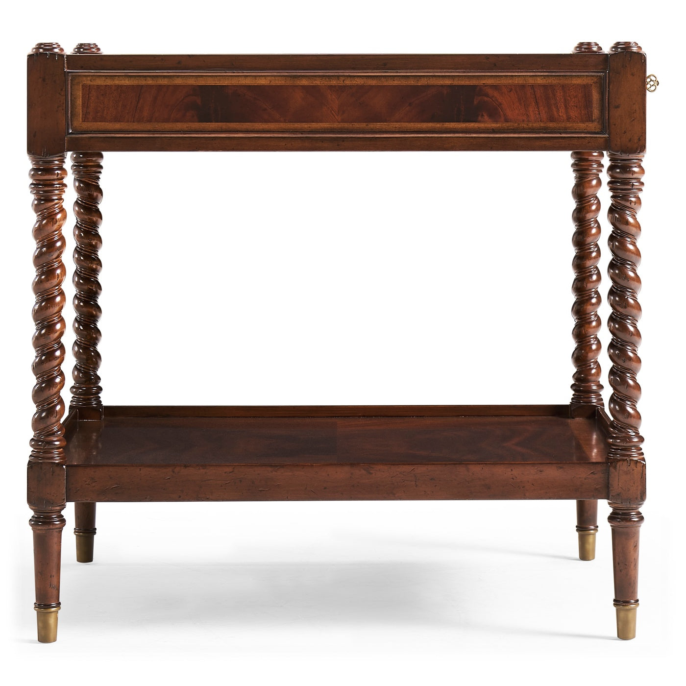 Regency Style Square Side Table (Mahogany) - Jonathan Charles
