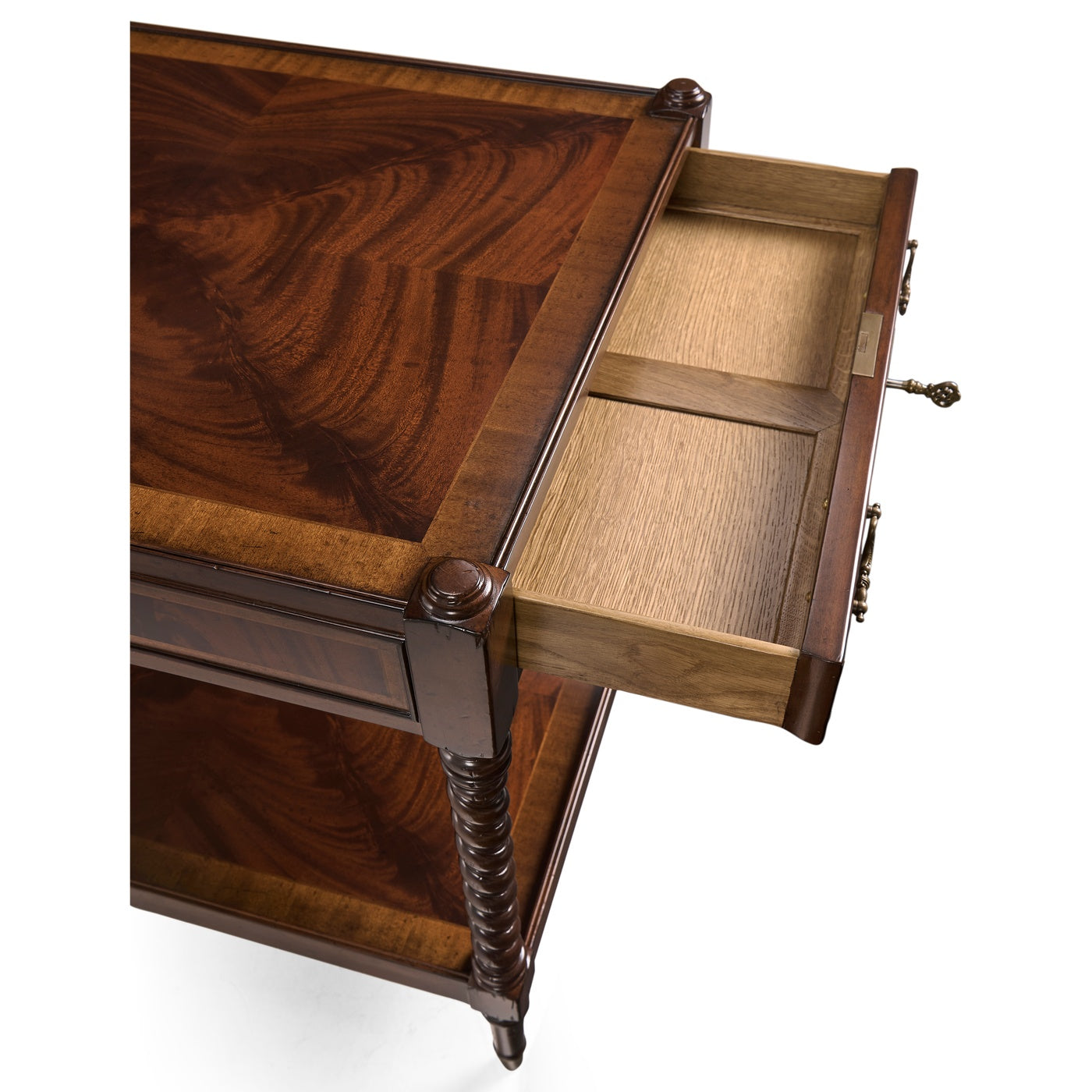 Regency Style Square Side Table (Mahogany) - Jonathan Charles