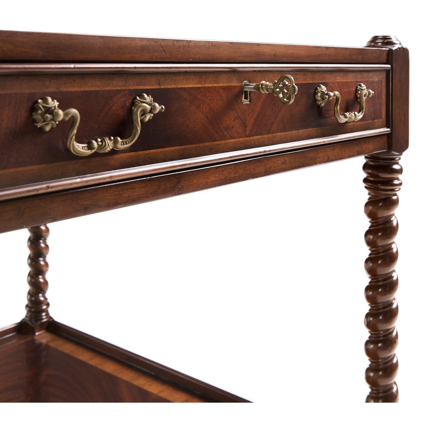 Regency Style Square Side Table (Mahogany) - Jonathan Charles