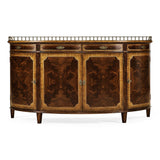Large Mahogany Demilune Sideboard - Jonathan Charles