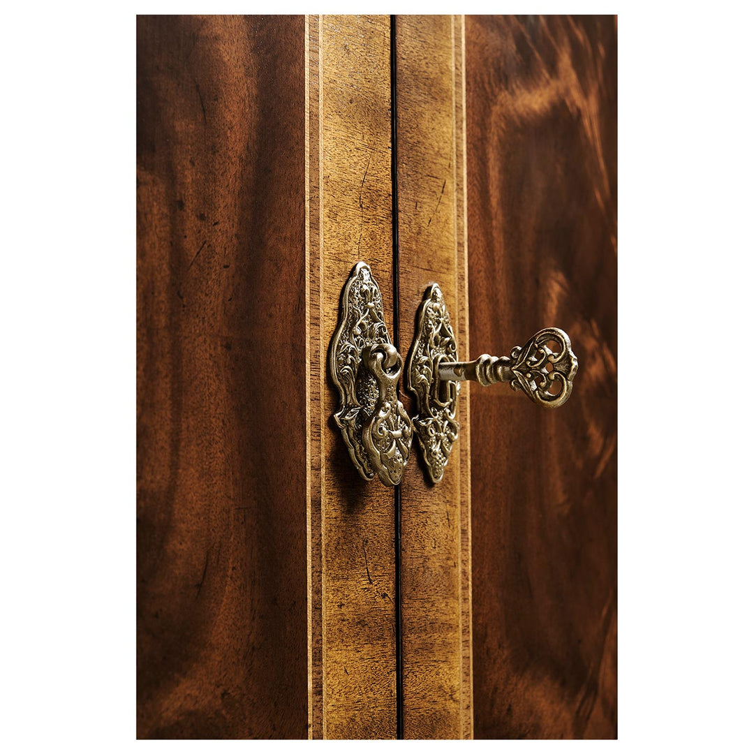 Large Mahogany Demilune Sideboard - Jonathan Charles