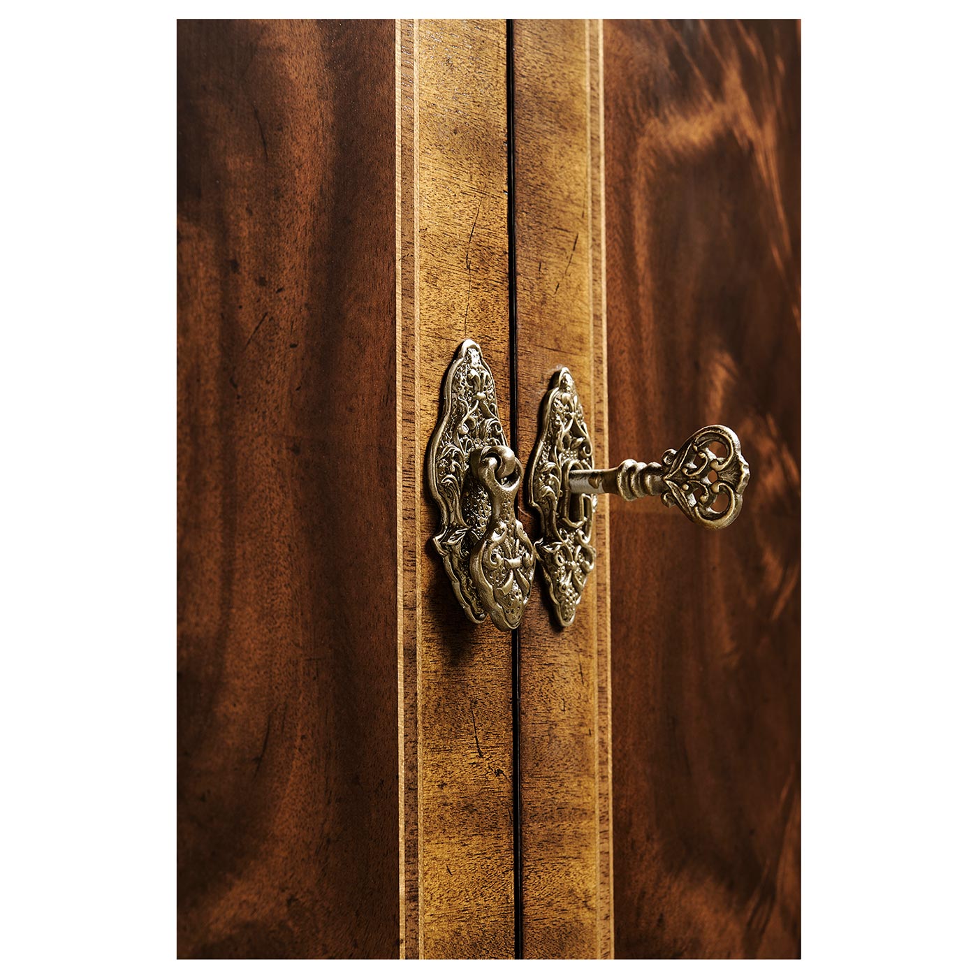 Large Mahogany Demilune Sideboard - Jonathan Charles