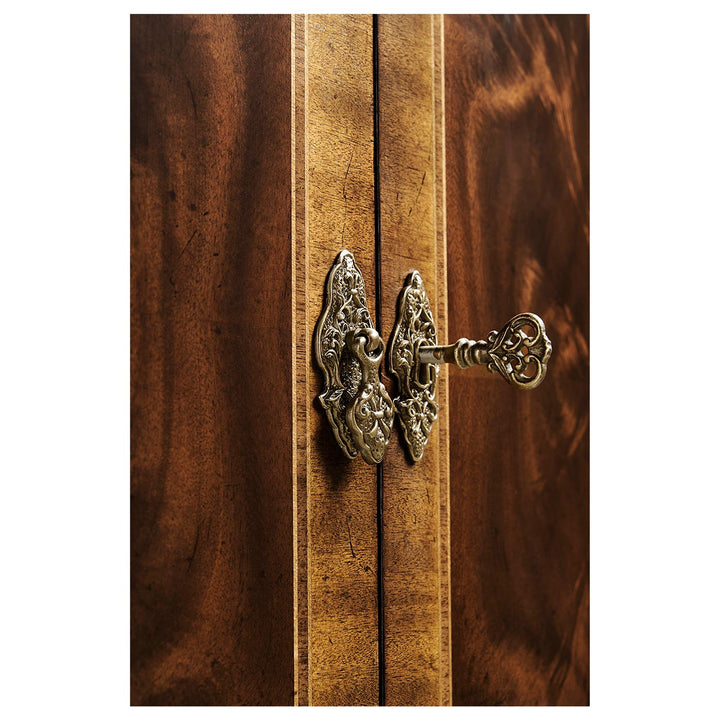 Large Mahogany Demilune Sideboard - Jonathan Charles
