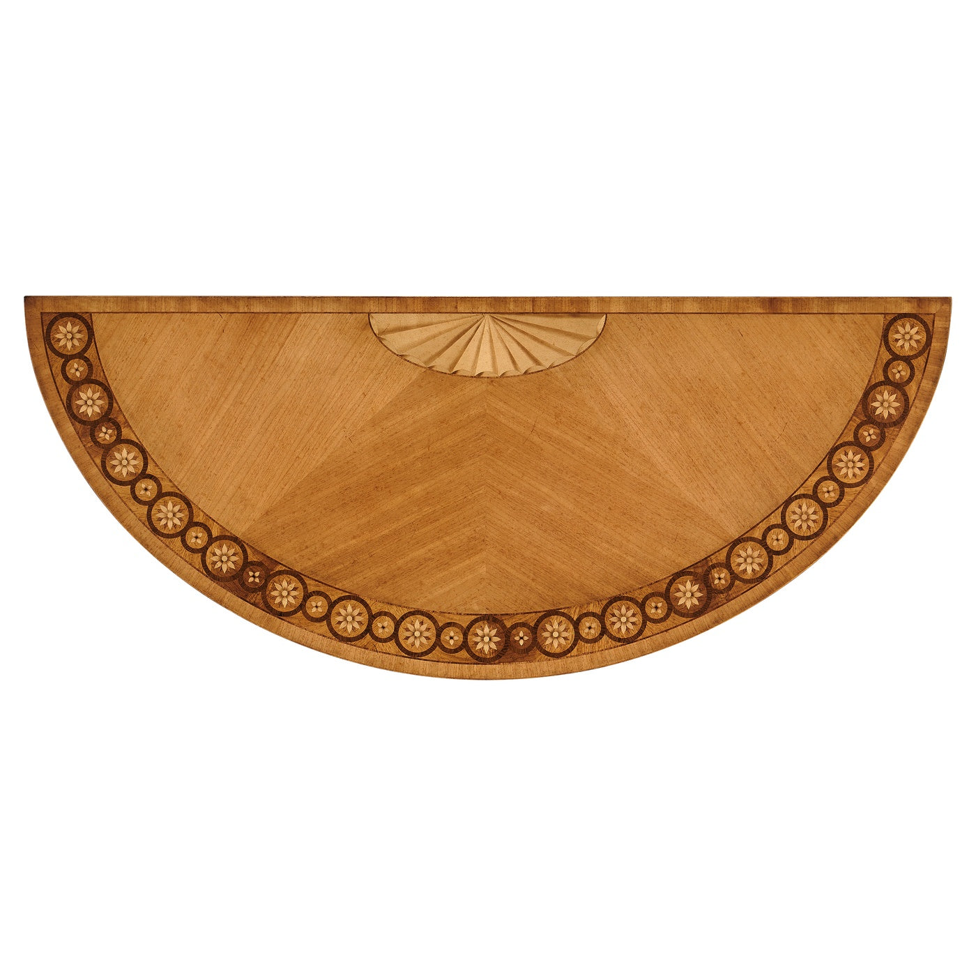 Demilune Console Table Adam Style Gilded - Jonathan Charles