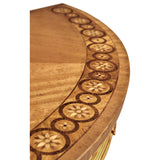 Demilune Console Table Adam Style Gilded - Jonathan Charles