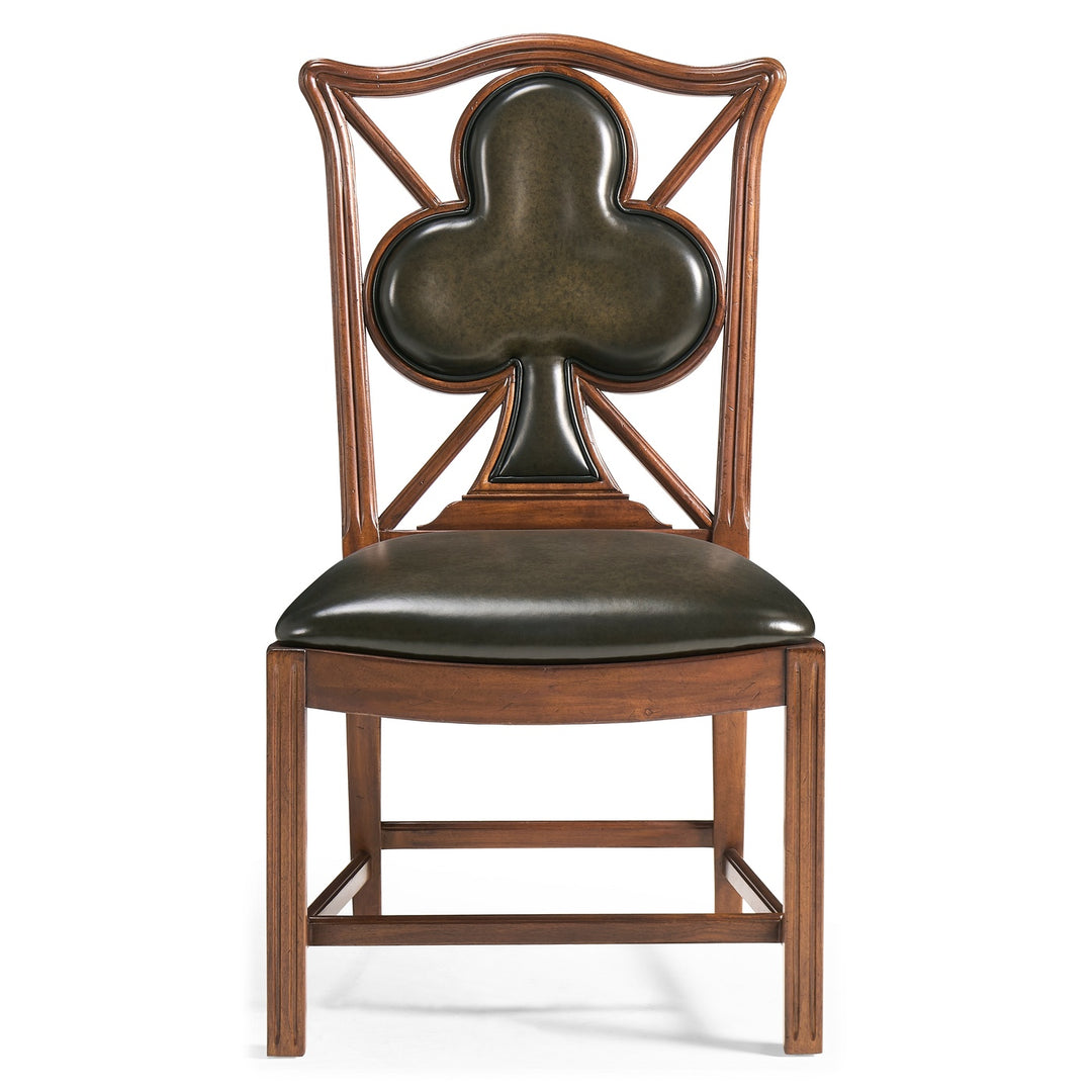 Chair Club Playing Card - English Green Leather - Jonathan Charles