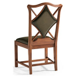 Chair Diamond Playing Card - English Green Leather - Jonathan Charles