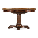 Mahogny runt Poker bord