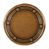 Mahogny runt Poker bord