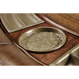 Mahogny runt Poker bord