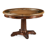 Mahogny runt Poker bord