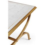 Coffee Table Hourglass in Eglomise - Gilded - Jonathan Charles