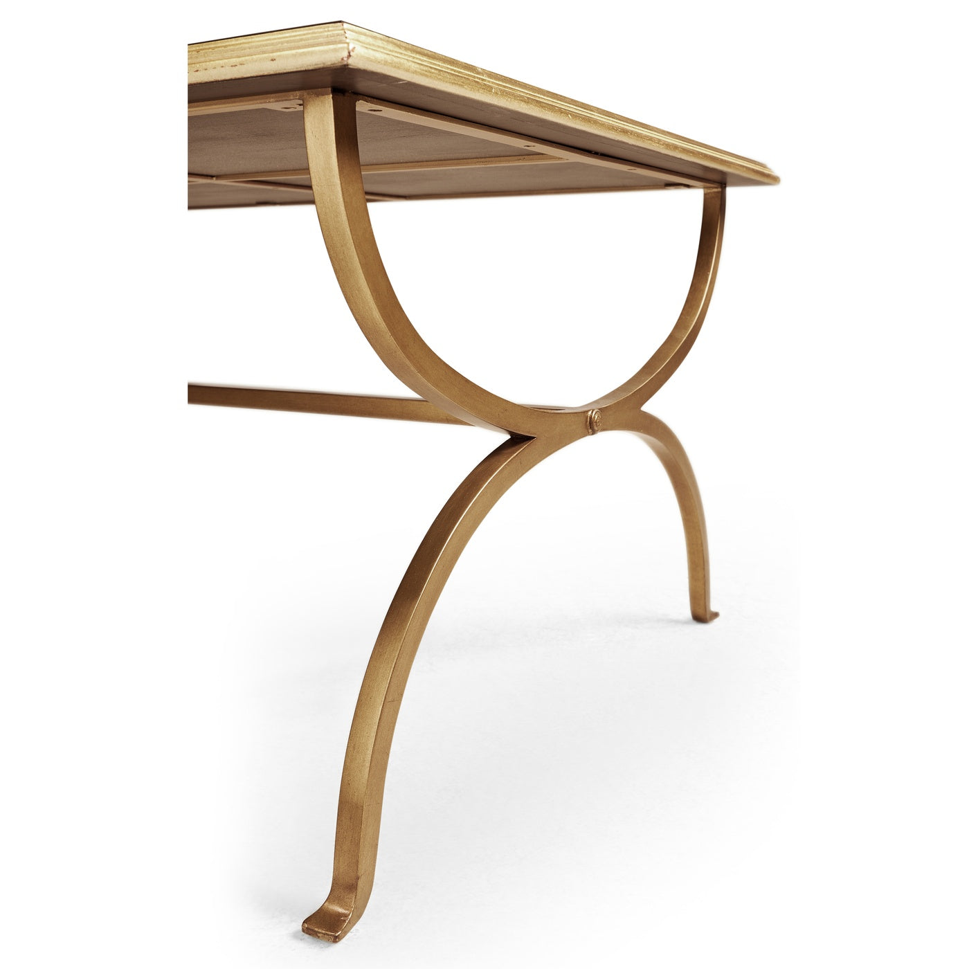 Coffee Table Hourglass in Eglomise - Gilded - Jonathan Charles