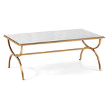 Coffee Table Hourglass in Eglomise - Gilded - Jonathan Charles