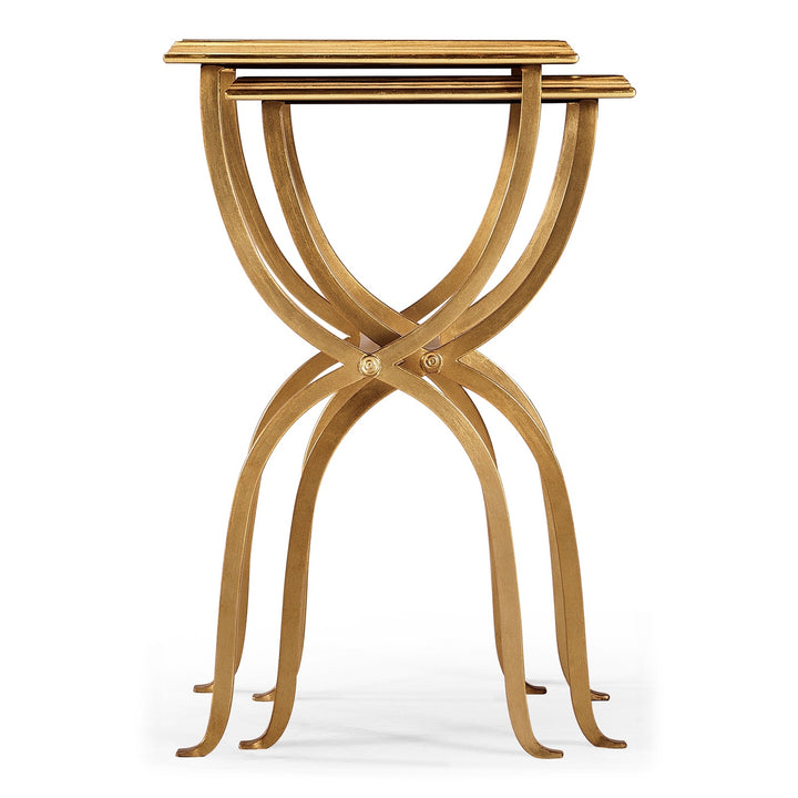 Nest of Tables Horseshoe - Gilded - Jonathan Charles
