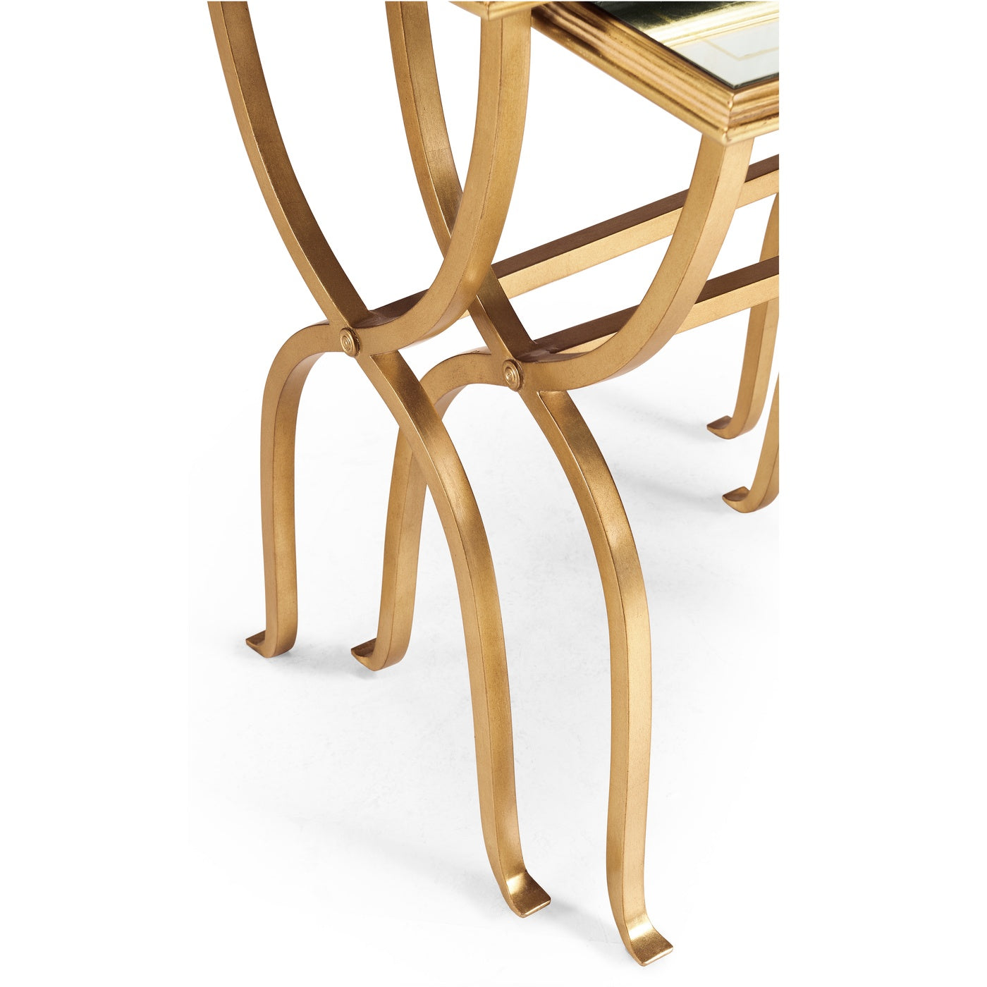 Nest of Tables Horseshoe - Gilded - Jonathan Charles