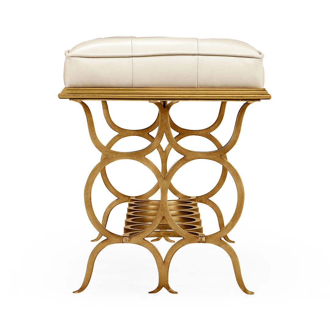 Bench Circles - Gilded Iron