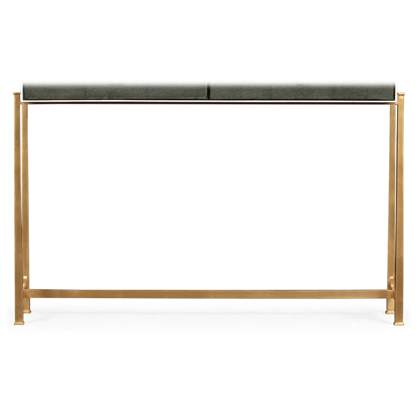 1930s konsolbord i förgyllt Anthracite shagreen
