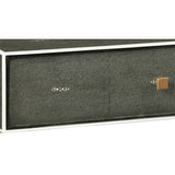 1930s konsolbord i förgyllt Anthracite shagreen