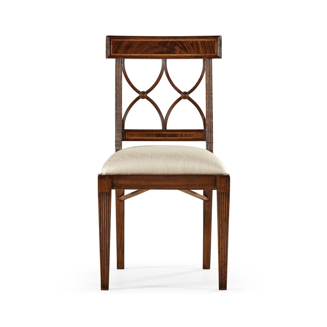Dining Chair Georgian in Antique Mahogany - Skipper