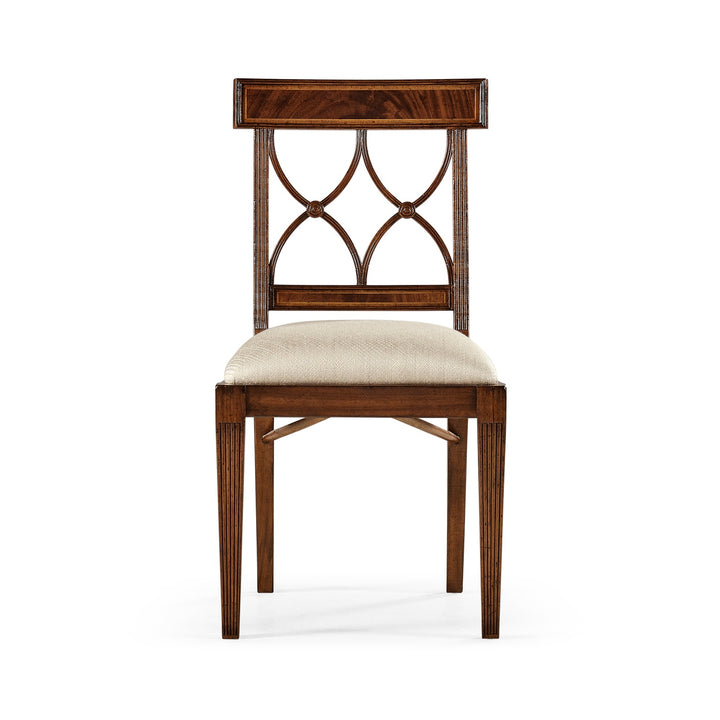 Dining Chair Georgian in Antique Mahogany - Skipper