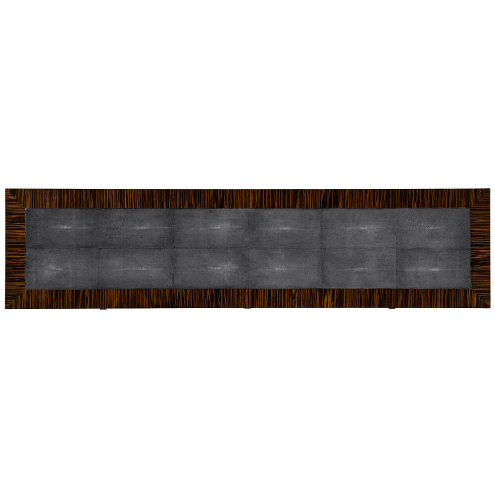 Shagreen Console Table with Drawers