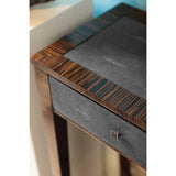 Shagreen Console Table with Drawers