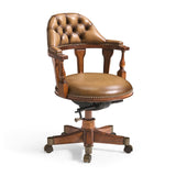 Captain's Style Walnut Office Chair - Jonathan Charles