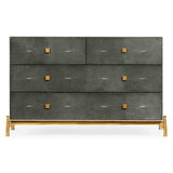 1930s Chest of Drawers in Gilded Anthracite Shagreen - Large - Jonathan Charles