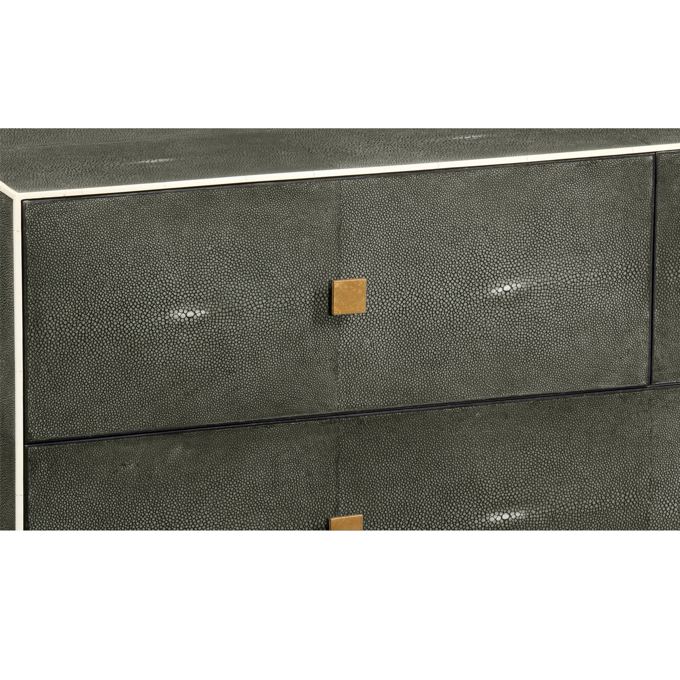 1930s Chest of Drawers in Gilded Anthracite Shagreen - Large - Jonathan Charles