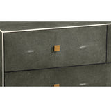 1930s Chest of Drawers in Gilded Anthracite Shagreen - Large - Jonathan Charles