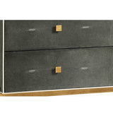 1930s Chest of Drawers in Gilded Anthracite Shagreen - Large - Jonathan Charles