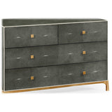 1930s Chest of Drawers in Gilded Anthracite Shagreen - Large - Jonathan Charles