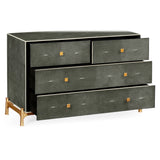 1930s Chest of Drawers in Gilded Anthracite Shagreen - Large - Jonathan Charles