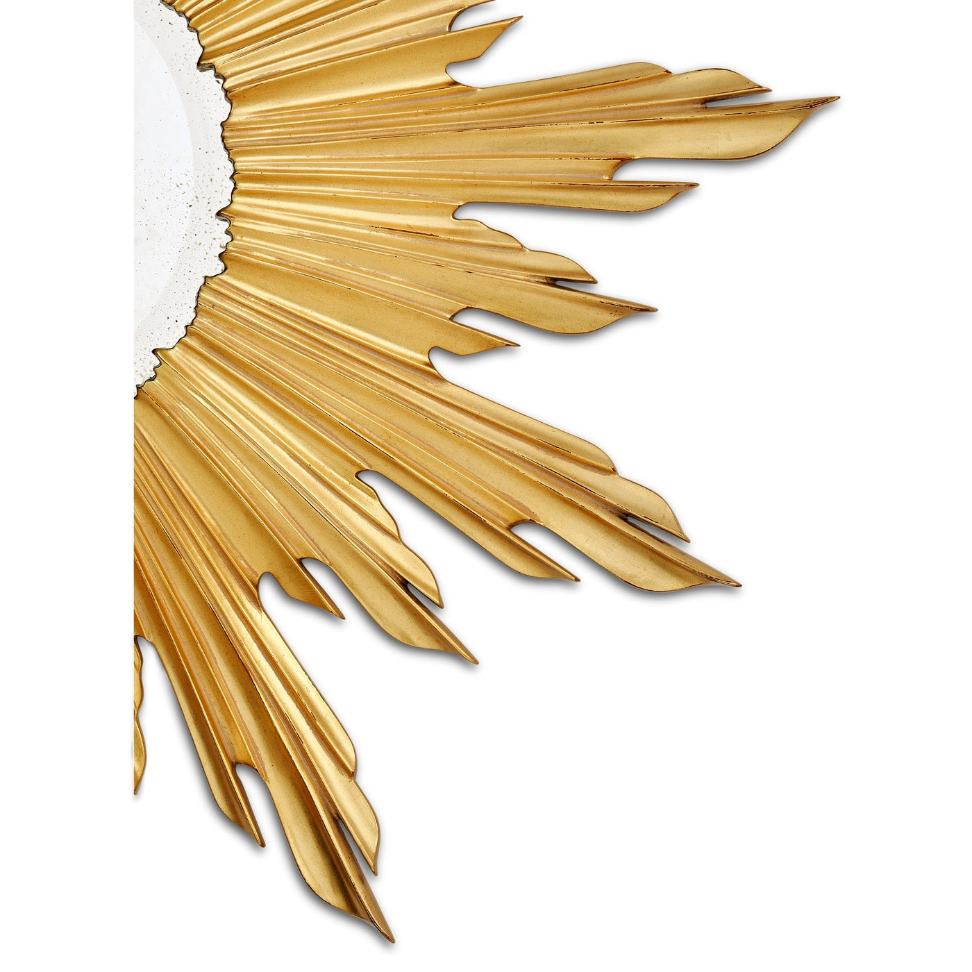 Small Wall Mirror Sunburst - Gold - Jonathan Charles