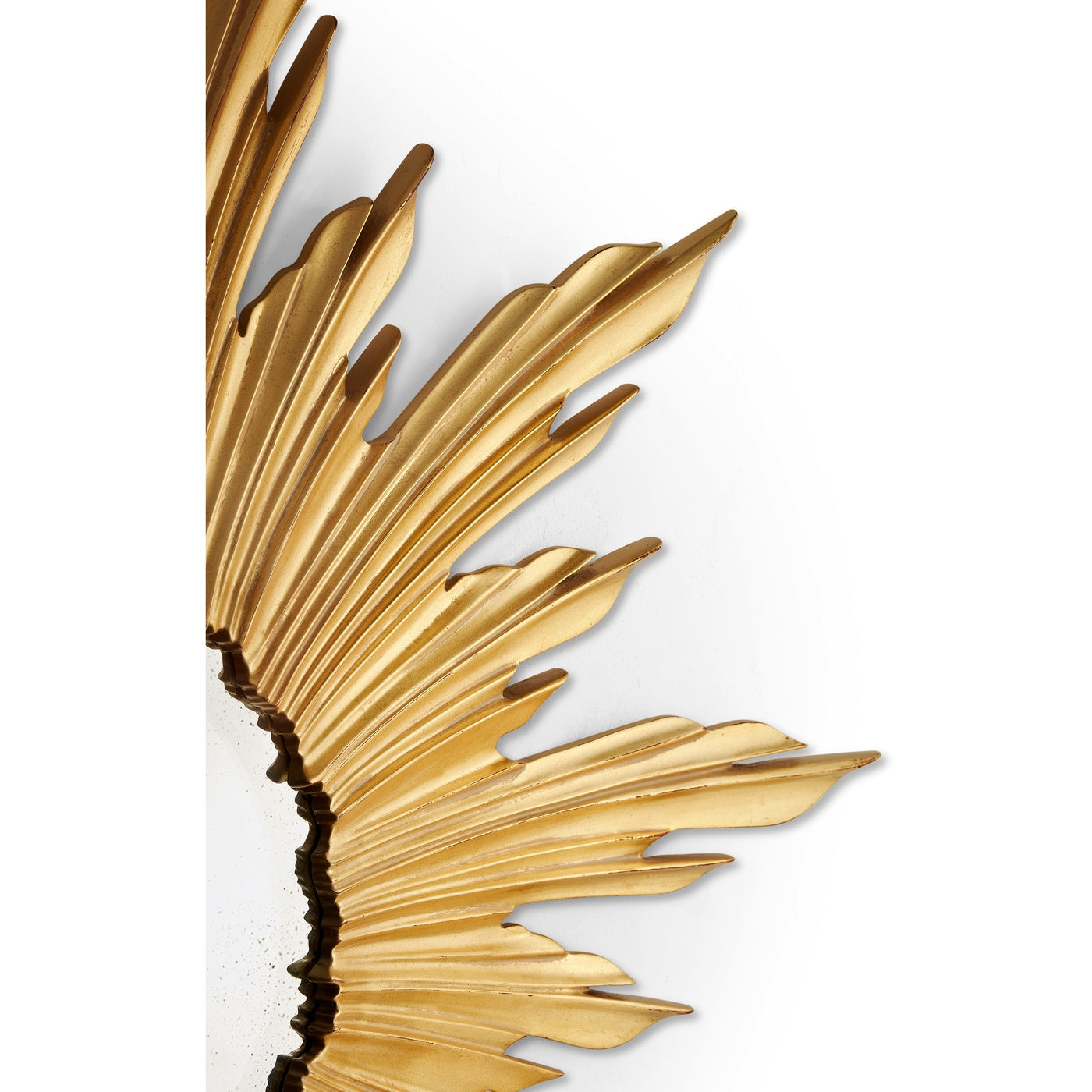 Small Wall Mirror Sunburst - Gold - Jonathan Charles
