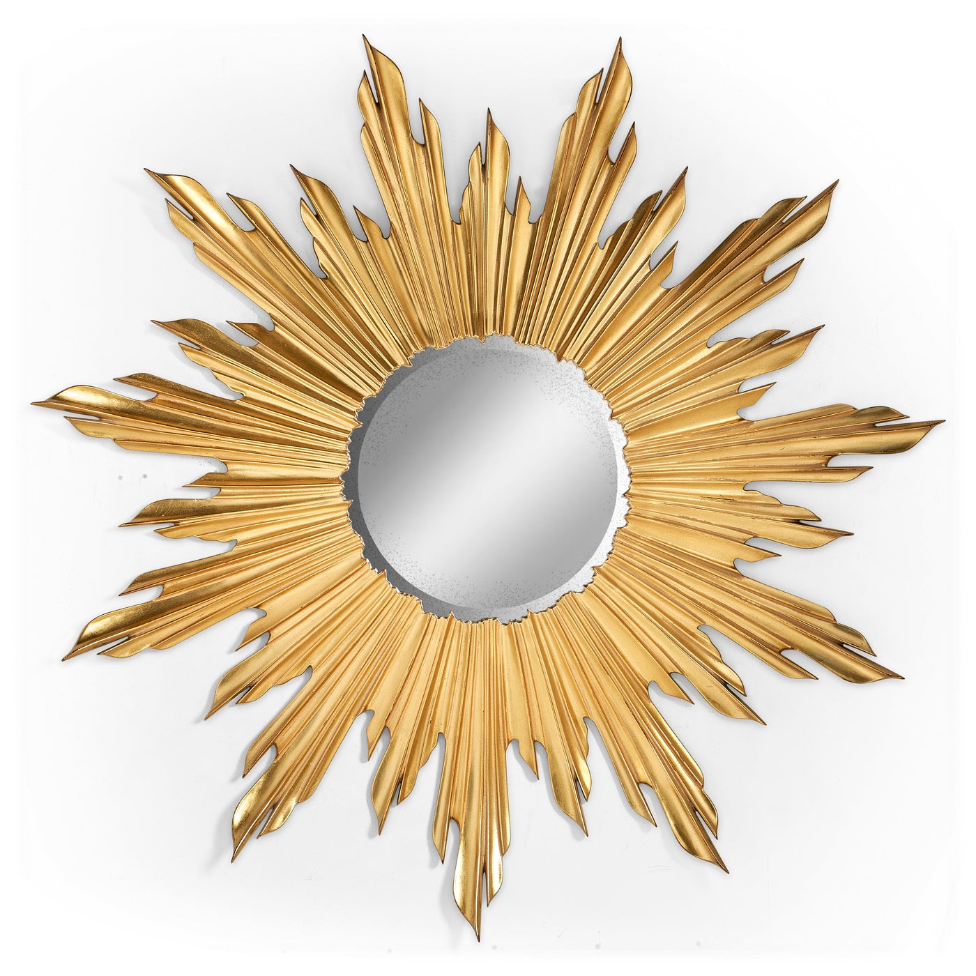 Small Wall Mirror Sunburst - Gold - Jonathan Charles