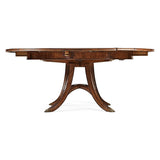 Mahogany Round Extending Dining Table 150 - 187cm - Jonathan Charles