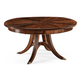 Mahogany Round Extending Dining Table 150 - 187cm - Jonathan Charles