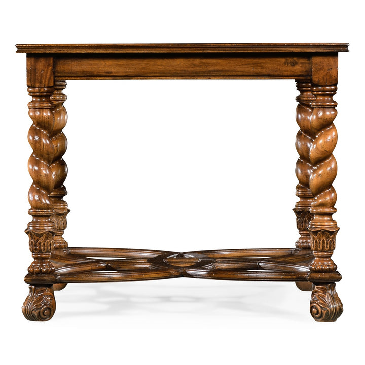 Square Side Table Oyster with Eglomise Top - Small - Jonathan Charles