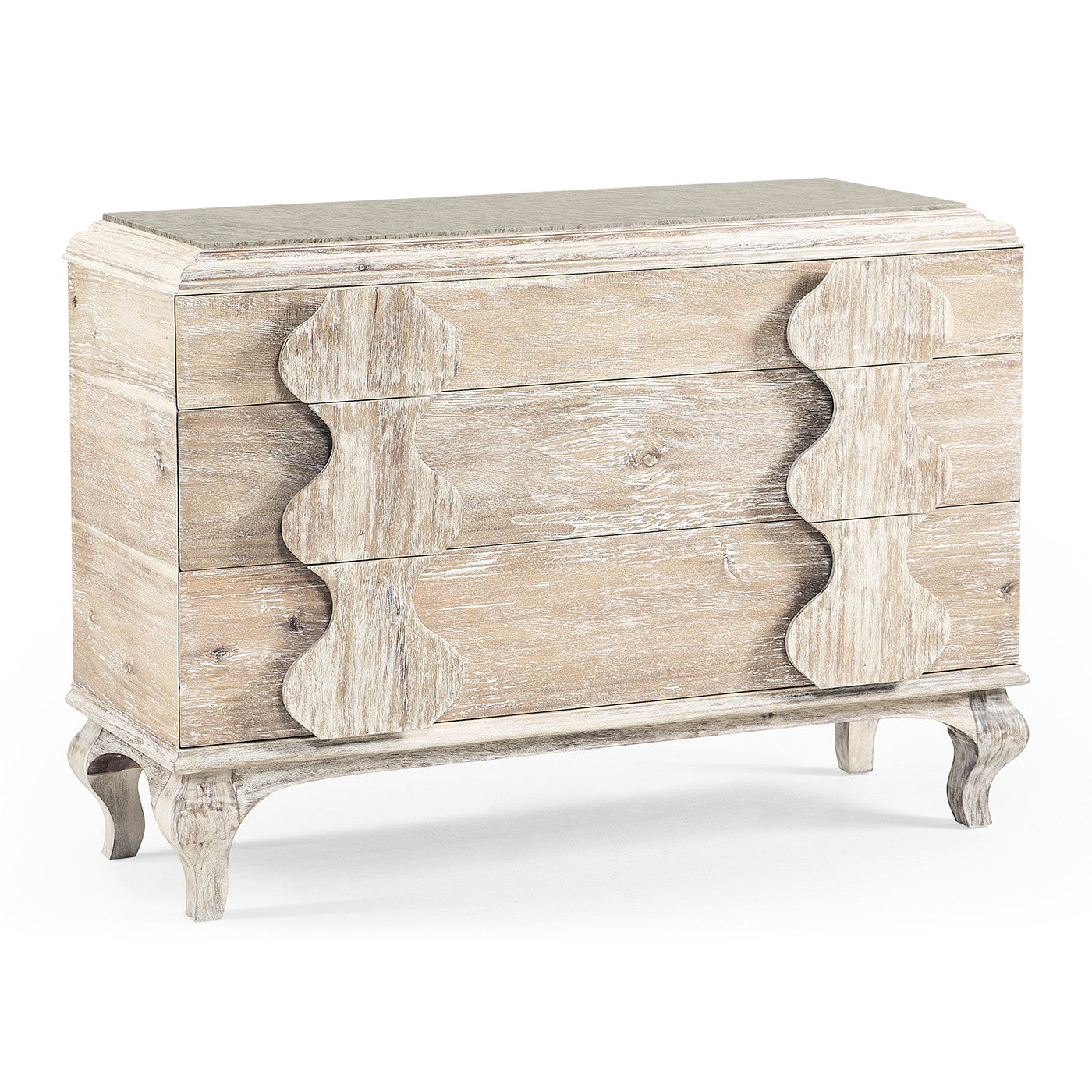 Byrå Eclectic med marmorskiva – Limed Acacia
