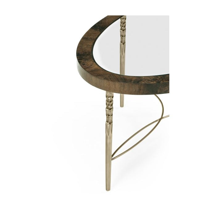 Ovalt Buckingham soffbord i mahogny