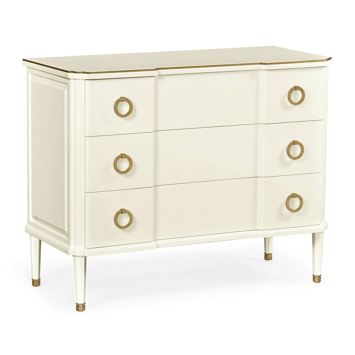 Chest of 3 Drawers Painted Ivory - Jonathan Charles