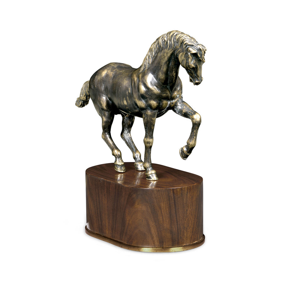 Antikt mörkt brons Horse