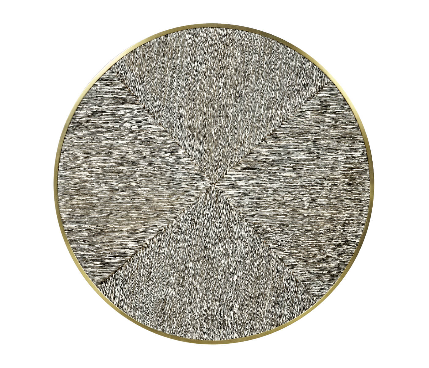Geometric Round Lamp Table
